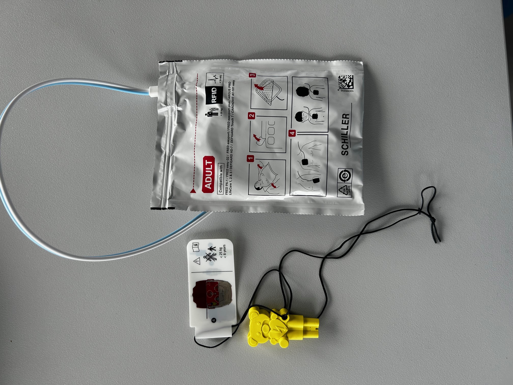 Notfallretter Kleinkinder-Adapter für alle Notfallretter PA-1 AED Defibrillatoren